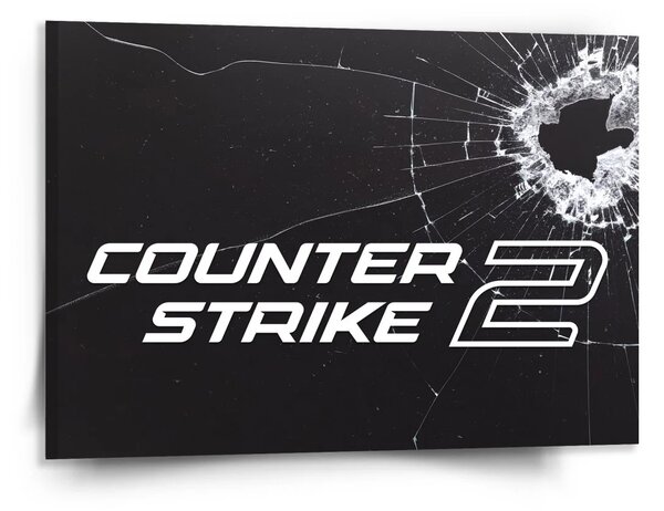 Sablio Obraz Counter Strike 2 Průstřel - 150x110 cm