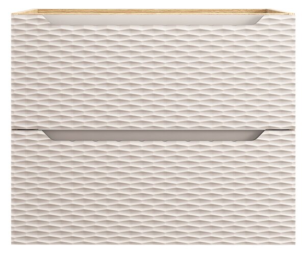 Comad Koupelnová skříňka pod umyvadlo Ocean Beige 70 béžová/dub olejovaný