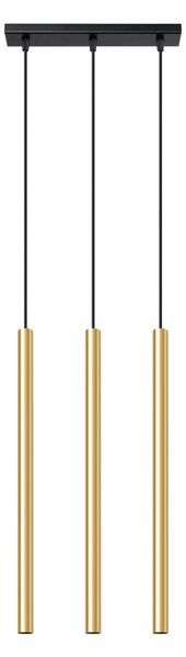 Sollux Lighting Závěsná lampa PASTELO 3L leštěné zlato