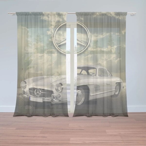 Sablio Záclony Mercedes-Benz 300 SL Na silnici: 2ks 150x250cm