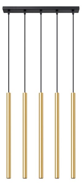 Sollux Lighting Závěsná lampa PASTELO 5L leštěné zlato