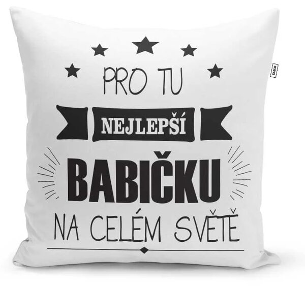 Sablio Polštář Pro tu nejlepší babičku: 40x40 cm