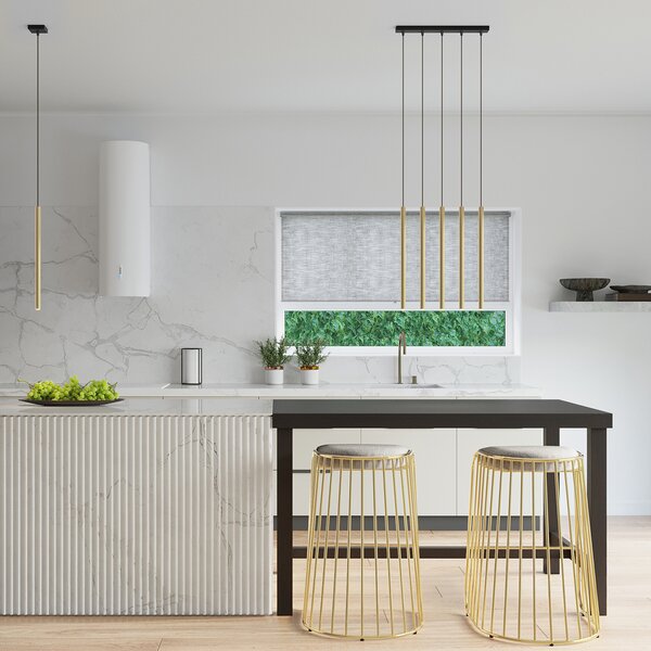 Sollux Lighting Závěsná lampa PASTELO 5L leštěné zlato