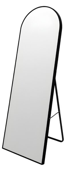 Velké stojací zrcadlo FRAM černé, 150 x 50 cm
