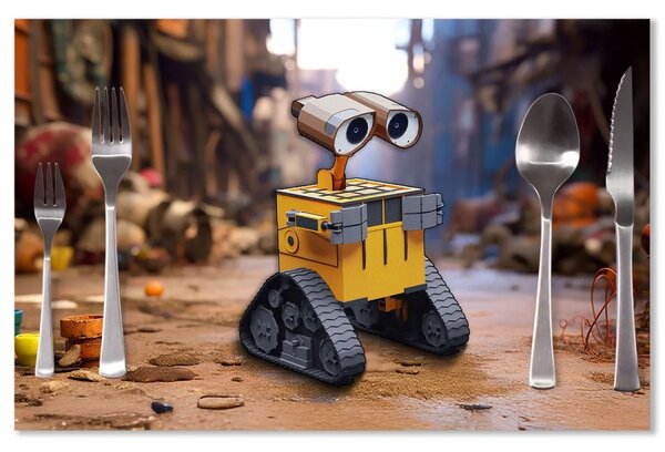 Sablio Prostírání Wall-E robot Město: 40x30cm
