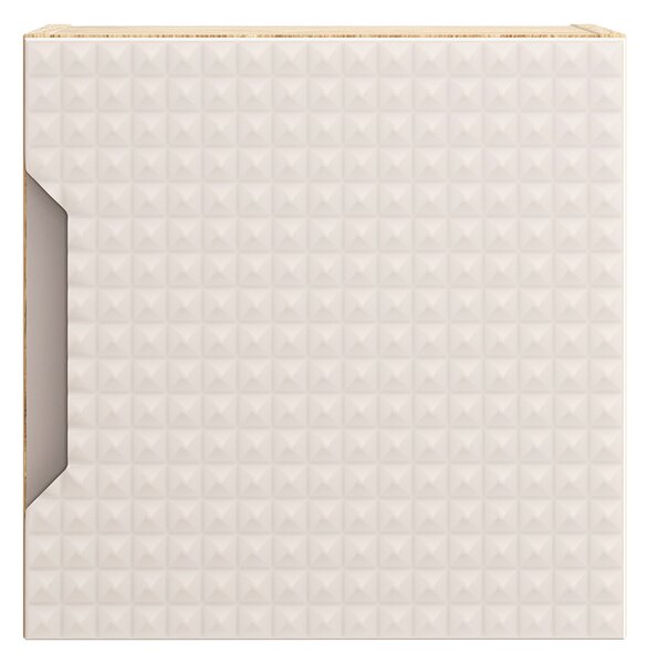 Comad Koupelnová skříňka závěsná horní Qubik Luxor Beige 35 béžová/dub olejovaný