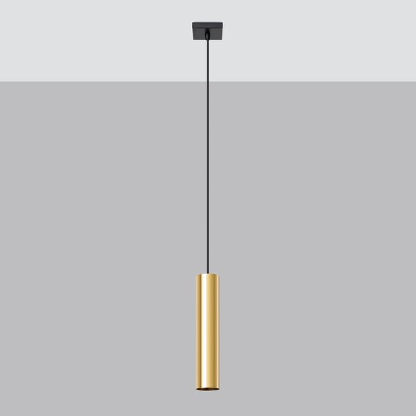 Sollux Lighting Závěsná lampa LAGOS 1 leštěné zlato