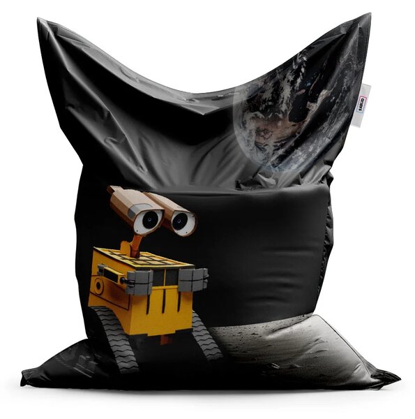 Sablio Sedací vak Wall-E robot Měsíc - 150x100 cm