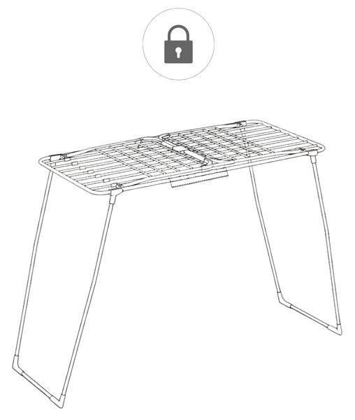Teleskopický sušák na prádlo s výklopnými rameny, 200-260 cm, SVARTO