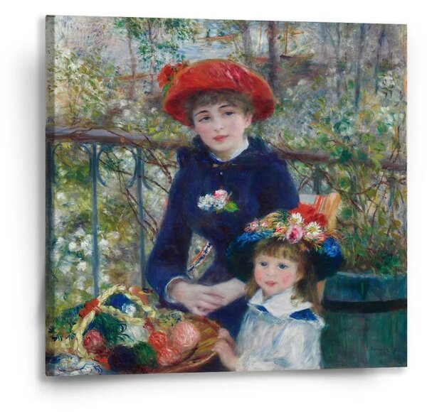 Sablio Obraz Dvě sestry (Na Terase) - Pierre-Auguste Renoir - 50x50 cm