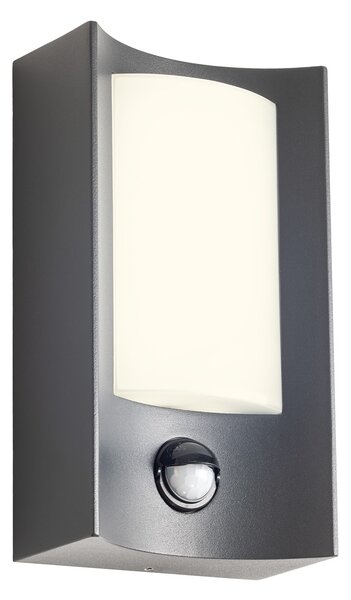 Smarter LED venkovní nástěnné svítidlo Warp se senzorem, v.20cm, IP44 Barva: Bílá