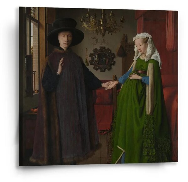 Sablio Obraz Svatba manželů - Jan van Eyck - 50x50 cm