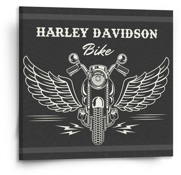 Sablio Obraz Harley-Davidson S křídly - 110x110 cm