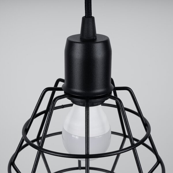 Sollux Lighting Závěsné svítidlo SUBA 3P černé