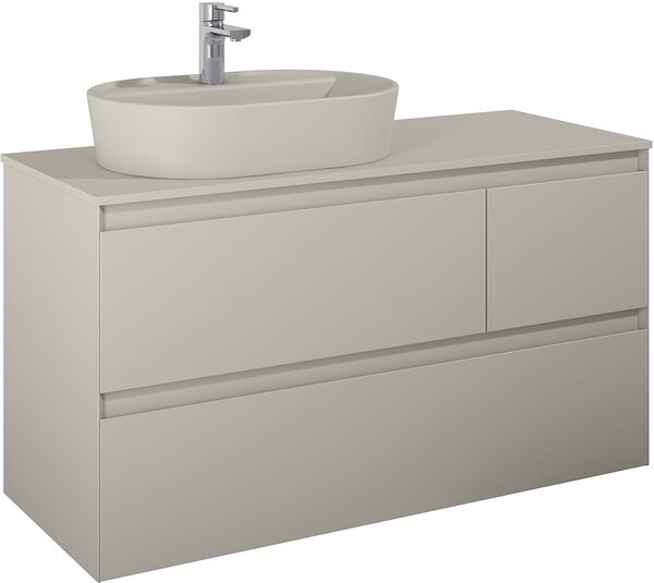 Elita Split skříňka 120x45.8x63.5 cm pod umyvadlo závěsná béžová RE012006157020
