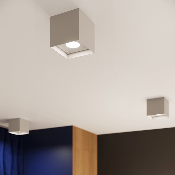 Sollux Lighting Stropní svítidlo HATI šedé