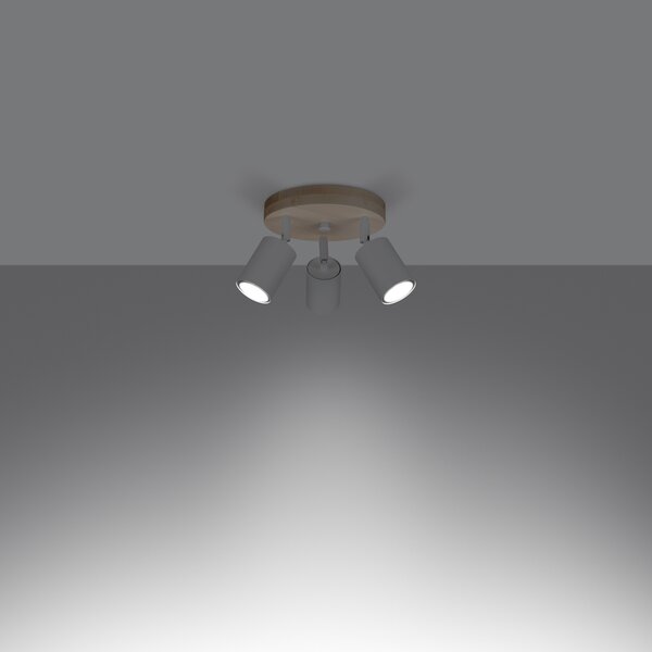 Sollux Lighting Stropní svítidlo VERDO 3P bílé