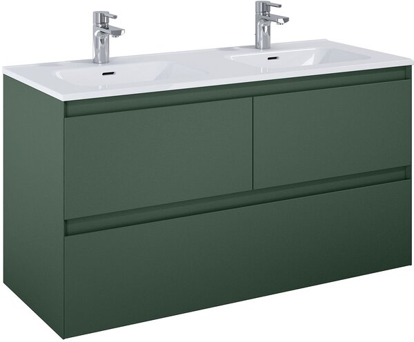 Elita Split skříňka 120x45.8x63.5 cm pod umyvadlo závěsná zelená RE012007157010