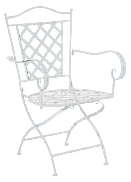 Kovová židle Adara - Bílá