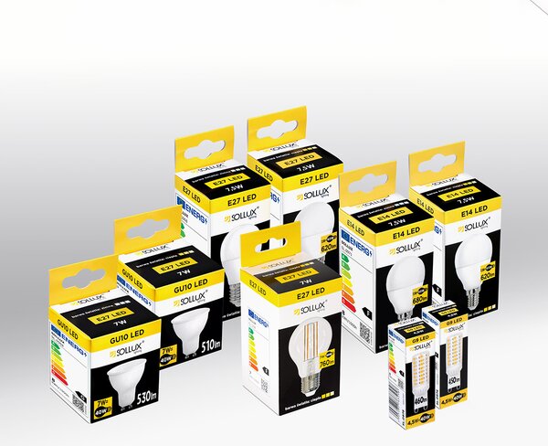 LED žárovka E27 3000k 7w 760lm