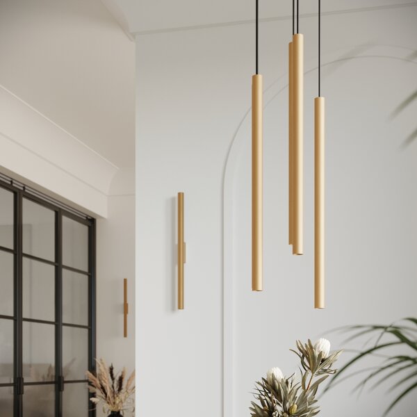 Sollux Lighting Závěsné svítidlo PASTELO 2 zlaté