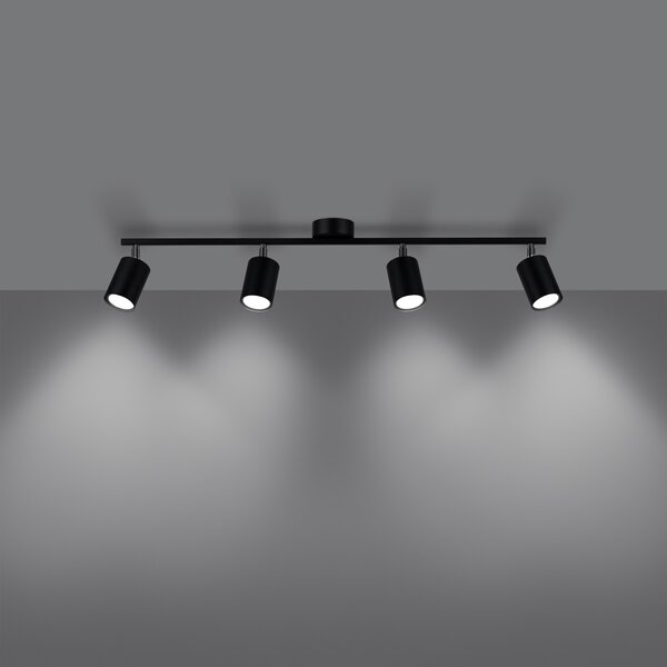 Sollux Lighting Stropní svítidlo LEMMI 4L černé