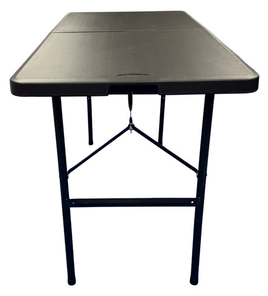 TENTino Skládací stůl 122x60 cm BLACK PŮLENÝ