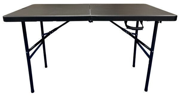 TENTino Skládací stůl 122x60 cm BLACK PŮLENÝ
