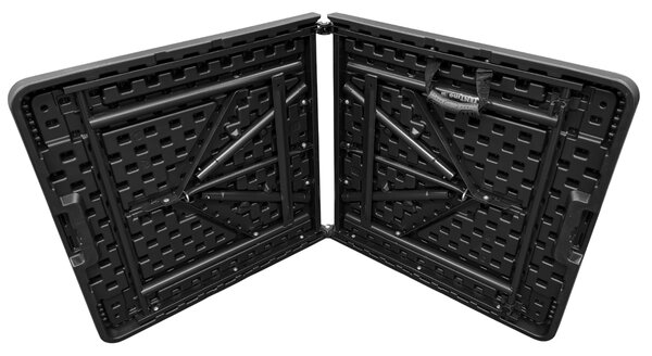 TENTino Skládací stůl 122x60 cm BLACK PŮLENÝ