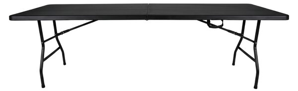 TENTino Skládací stůl 240x76 cm BLACK PŮLENÝ