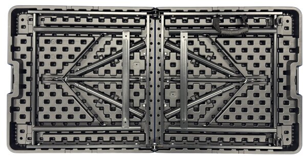 TENTino Skládací stůl 122x60 cm BLACK PŮLENÝ