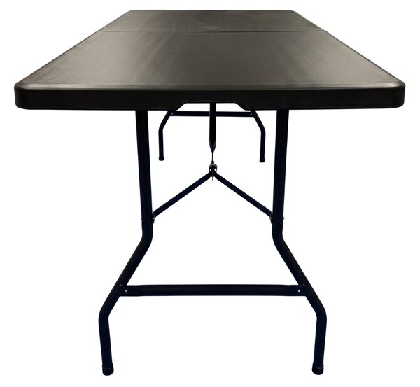 TENTino Skládací stůl 152x76 cm BLACK PŮLENÝ