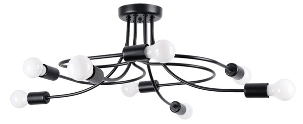 Sollux Lighting Lustr LEVAR 8 černý
