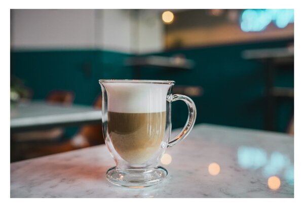 Dvoustěnné/na latte skleněné hrnky v sadě 2 ks 250 ml Amo – Vialli Design