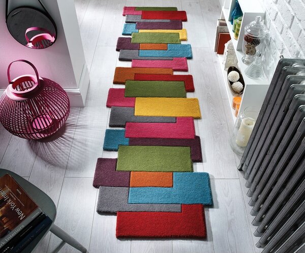 Vlněný běhoun Flair Rugs Collage, 66 x 300 cm