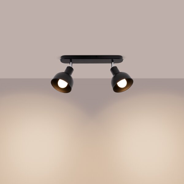 Sollux Lighting Stropní svítidlo ELBA 2 černé