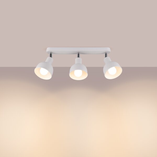 Sollux Lighting Stropní svítidlo ELBA 3 bílé