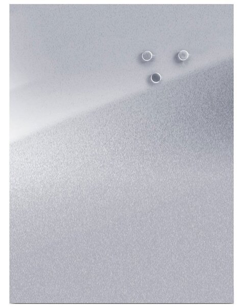 Magnetická deska pro poznámky INOX + 3 magnety, 60x80 cm, ZELLER