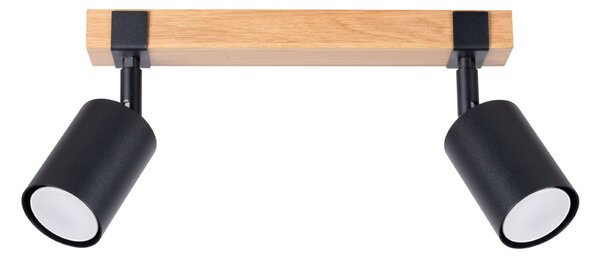 Sollux Lighting Stropní svítidlo FAGER 2 černé