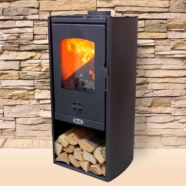 Krbová kamna BLIST POLAR, 6,4 kW, antracit