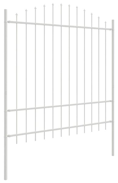 Zahradní plot WOERDEN 2 ks 170 x 215 cm Práškově lakovaná ocel 3360140