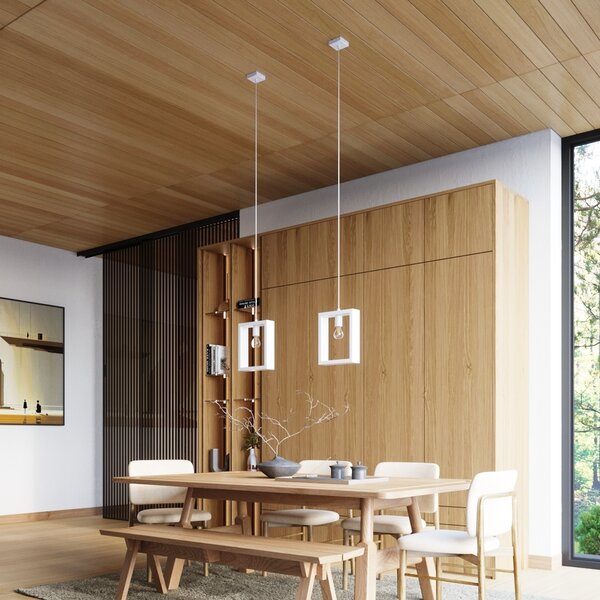 Sollux Lighting Závěsné svítidlo ARIES bílé
