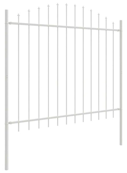 Zahradní plot WOERDEN 2 ks 170 x 165 cm Práškově lakovaná ocel 3360138