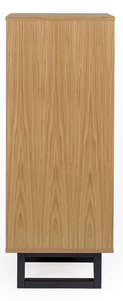 Komoda v dubovém dekoru Woodman Camden Diamond, 40 x 123 cm