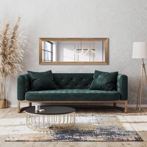 Styler Wave zrcadlo 50x142 cm obdélníkový dřevo LU-12429