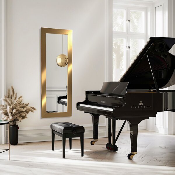 Styler Jyvaskyla zrcadlo 56x148 cm obdélníkový zlatá LU-12406