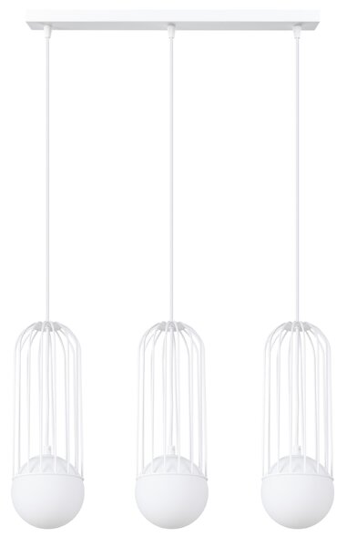 Sollux Lighting Závěsné svítidlo BRINA 3L bílé