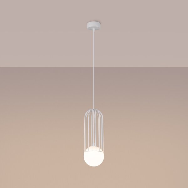 Sollux Lighting Závěsné svítidlo BRINA 1 bílé