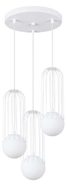 Sollux Lighting Závěsné svítidlo BRINA 3P bílé