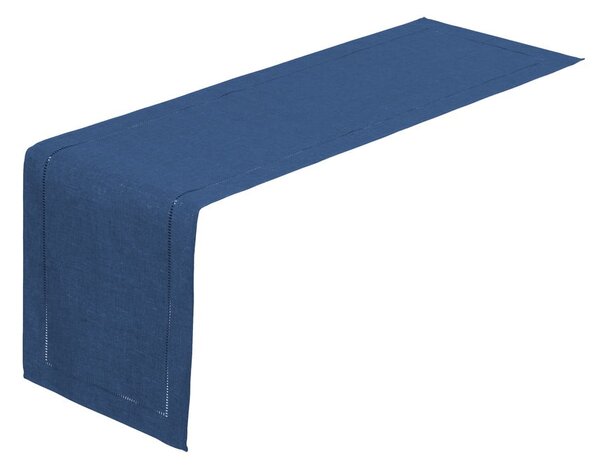 Tmavě modrý běhoun na stůl Casa Selección, 150 x 41 cm